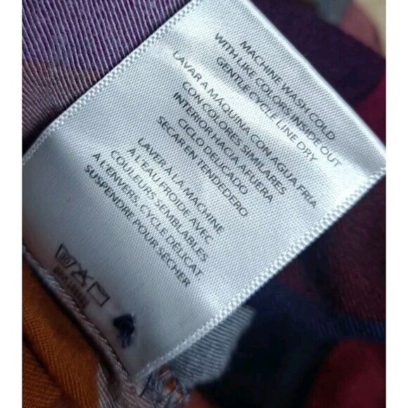 Melissa McCarthy Seven7 Plaid Shirt Womens Sz 2X High Low Button Up Top Preppy - Picture 11 of 11